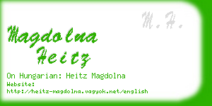 magdolna heitz business card